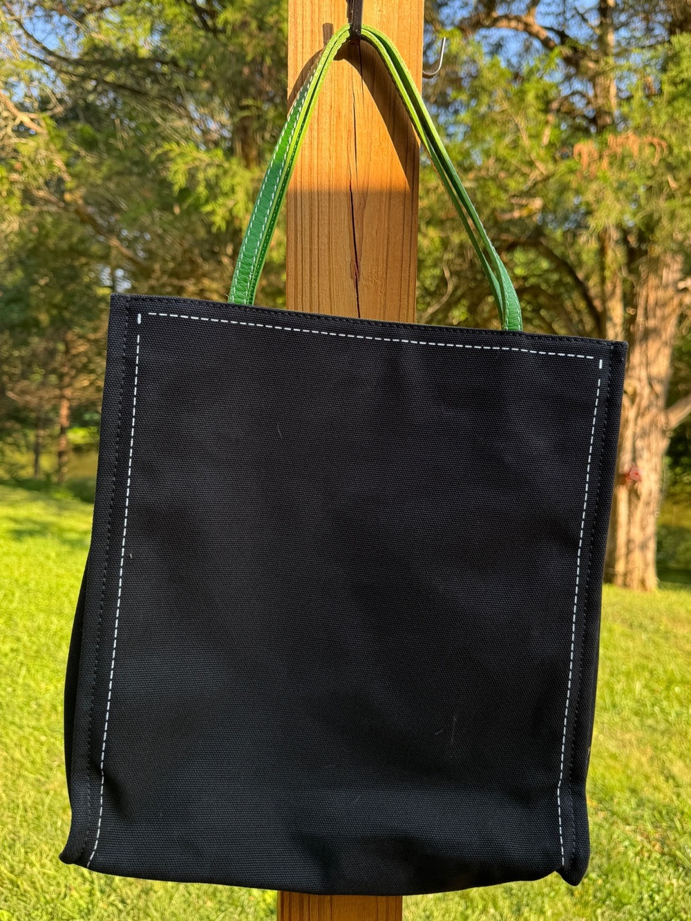 kate spade Green & Black Canvas Tote - Picture 2 of 9